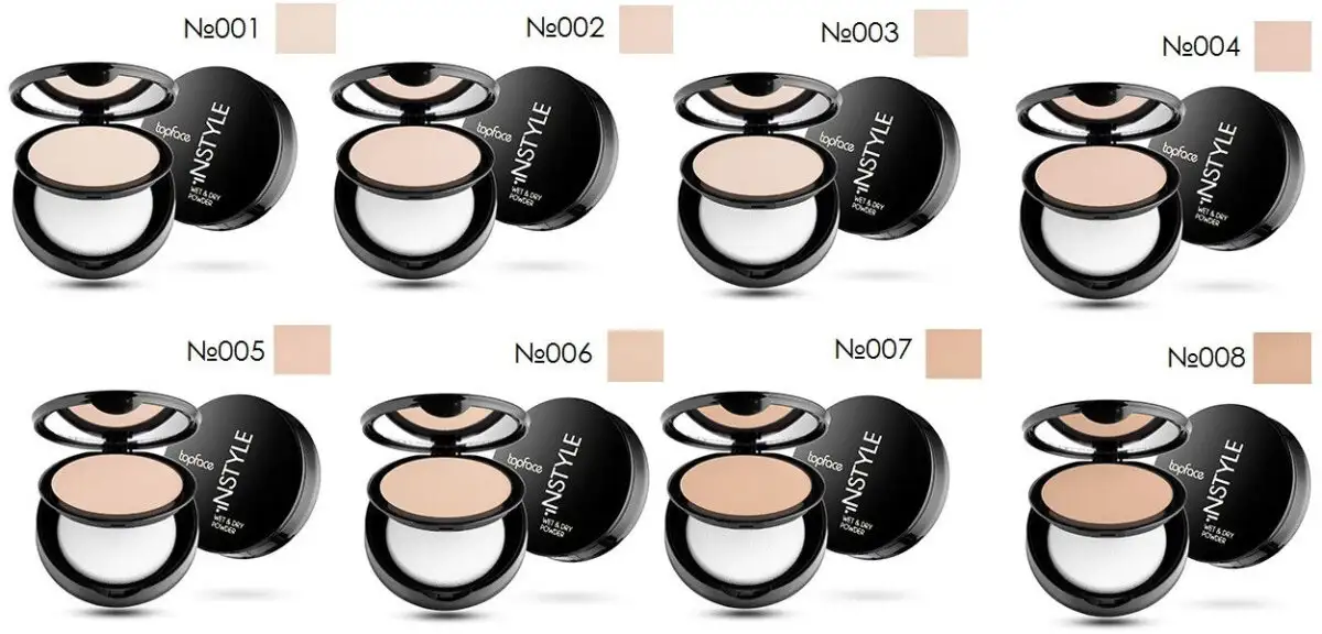 Пудра компактна TopFace Wet & Dry Instyle PT-261 - Зображення 3