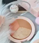 Палетка для контуринга Golden Rose Nude Look Baked Trio Face Powder 3 в 1 (хайлайтер/бронзатор/рум'яна)