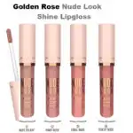 Рідка сяюча помада Golden Rose Nude Look Shine Natural Lipgloss - Зображення 2