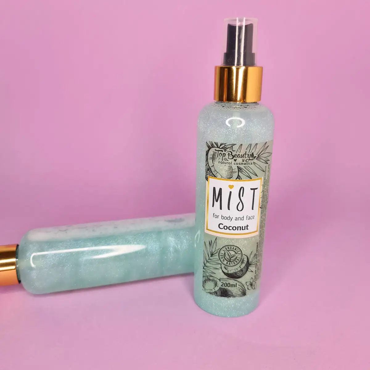 Спрей-міст для тіла з шиммером Top Beauty Coconut/Flowers Dream/Tropic 200 мл - Зображення 3