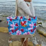 Пляжна Сумка Flowers Bird - Зображення 2