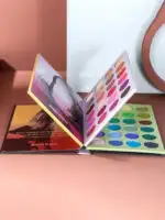 Тіні для повік Coco Urban Mermaid Bubble 72 кольору (тіні книга) - Зображення 4