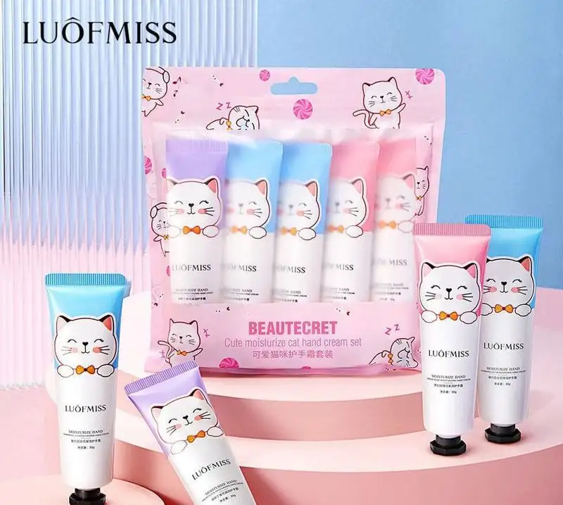 Набір кремів для рук 5в1 Luofmiss - Зображення 1