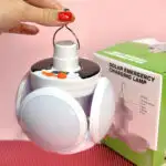 Кемпинговая LED лампа подвесная с солнечной батареей Solar