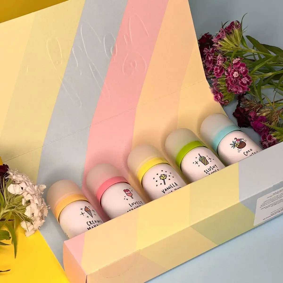 Подарунковий набір Bilou Rainbow Set (5 міні-пінок з кольоровими відтінками) - Зображення 3