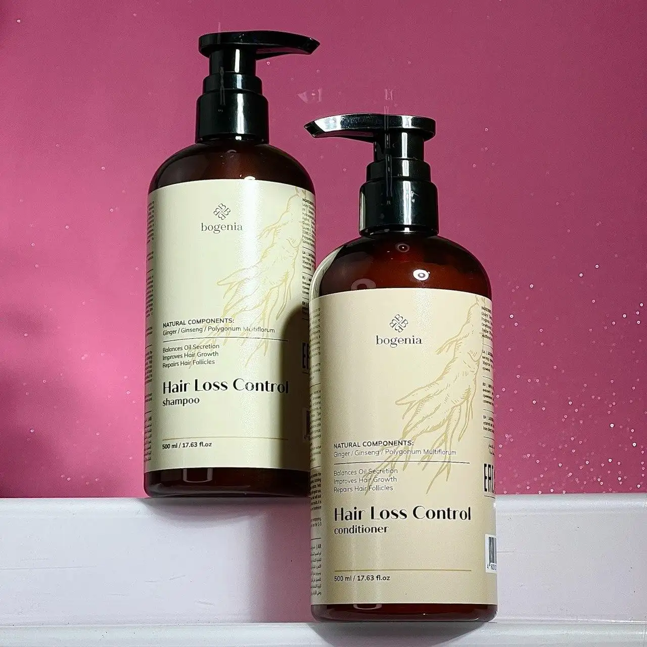 Набір для волосся Bogenia проти випадання Hair Loss Control (кондиціонер, шампунь) - Зображення 1