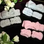 Набір для вмивання та догляду за обличчям пов'язка-бант та напульсники