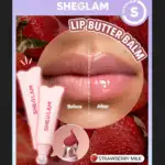 Зволожуючий бальзам для губ Sheglam Crystal Glaze Moisturizing Lip Care Strawberry Milk 10 мл - Зображення 2