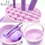 Силіконове відерце для миття пензликів та спонжів Ruby Face - Зображення 3