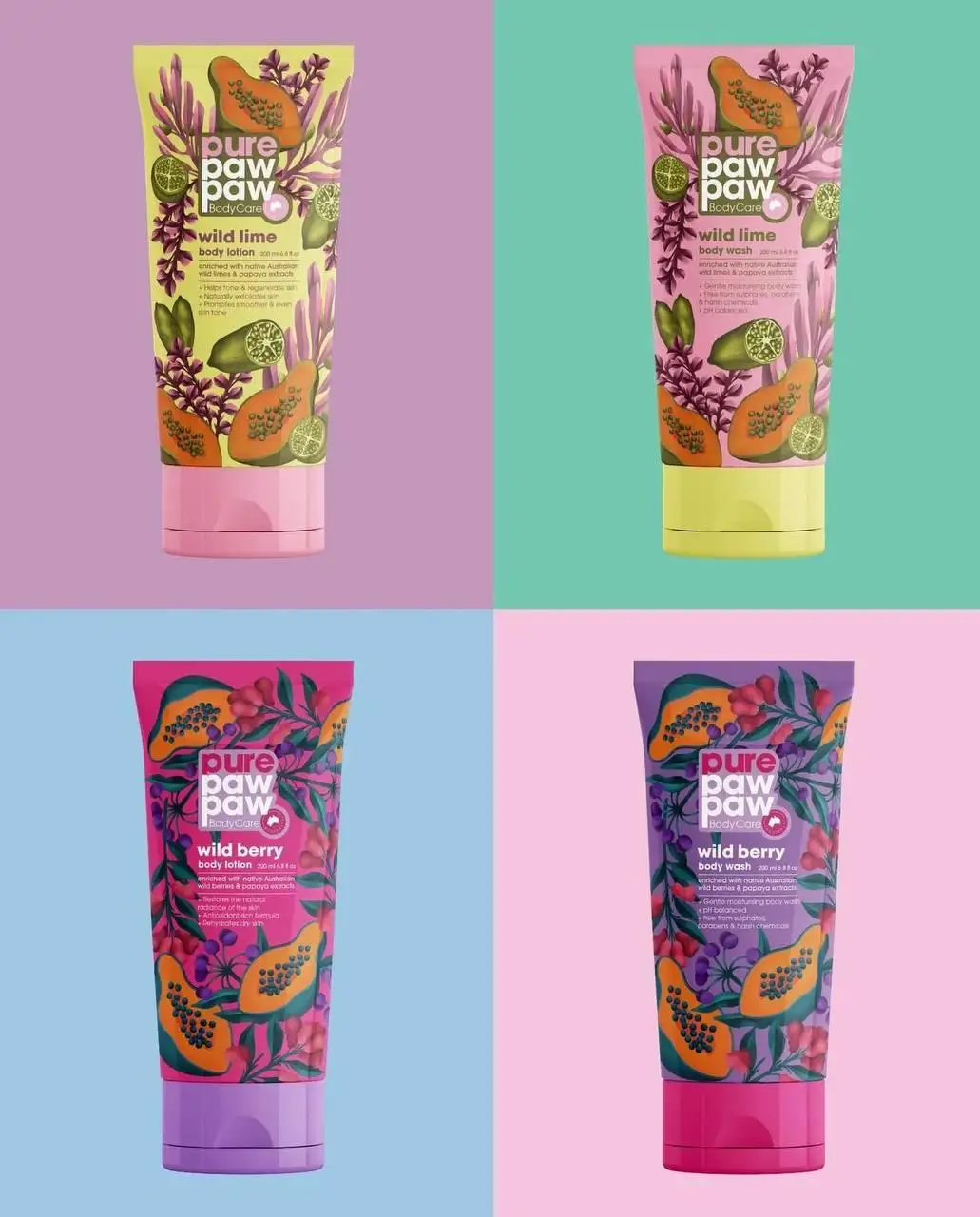 Гель для душу Pure Paw Paw Body Care Wash 200 мл - Зображення 1