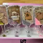 Гребінець для волосся з блискітками Salon Senior Hair Comb Capy Bara