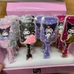 Гребінець для волосся з блискітками Salon Senior Hair Comb Kuromi