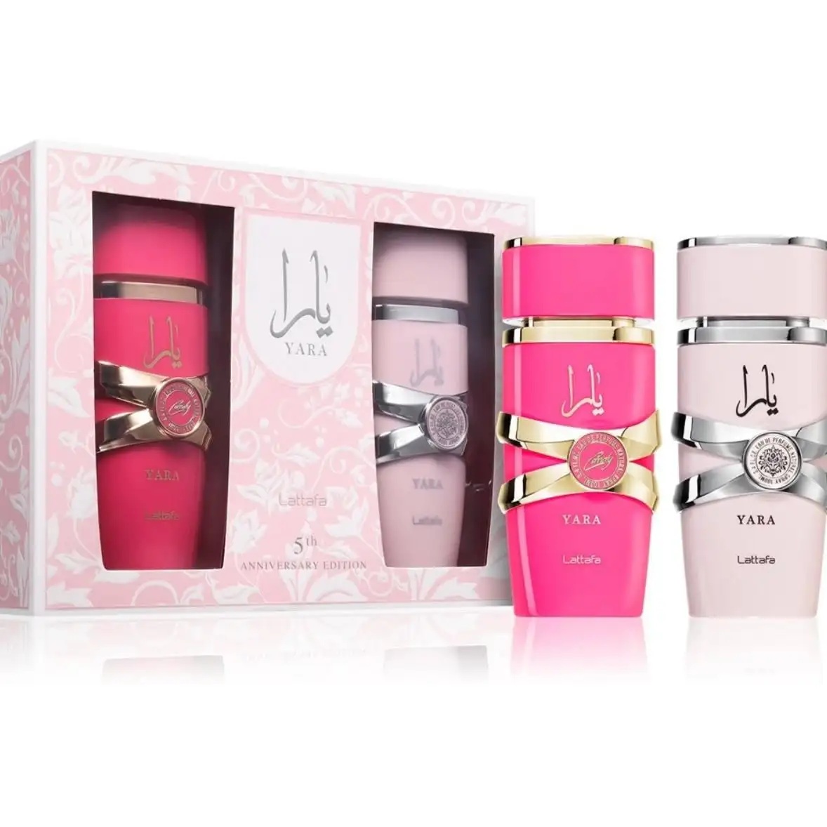 Набор женских парфюмов Lattafa Yara 5th Anniversary — изображение 1