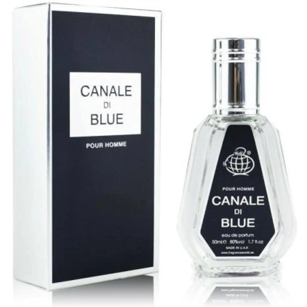 Парфумована вода чоловіча Fragrance World Canale di Blue 50 мл - Зображення 1