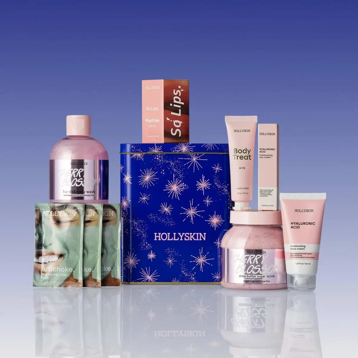 Подарунковий набір доглядової косметики HOLLYSKIN Midnight Bloom - Зображення 2