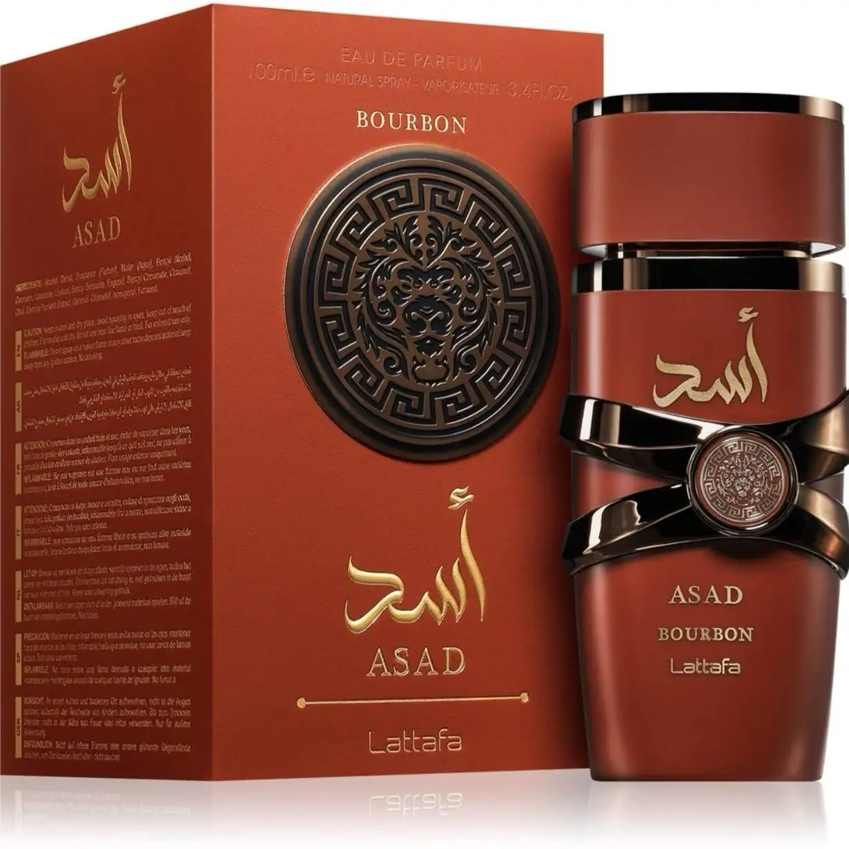 Парфумована вода чоловіча Lattafa Asad Bourbon 100 мл - Зображення 1