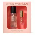 Подарунковий набір Victoria's Secret Bare Vanilla & Peony Lip Glow Gift Set (спрей міст, олія для губ)