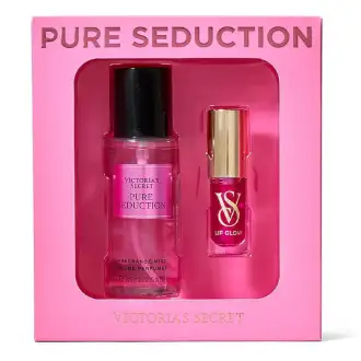 Подарунковий набір Victoria's Secret Pure Seduction Lip Glow Set Gift Set (спрей міст, олія для губ) - Зображення 1
