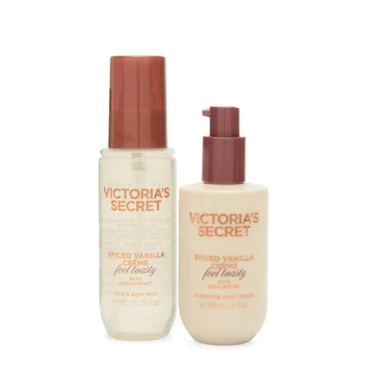 Подарунковий набір Victoria's Secret Spiced Vanilla Creme Feel Toasty Gift Set (спрей-міст, лосьйон) - Зображення 2