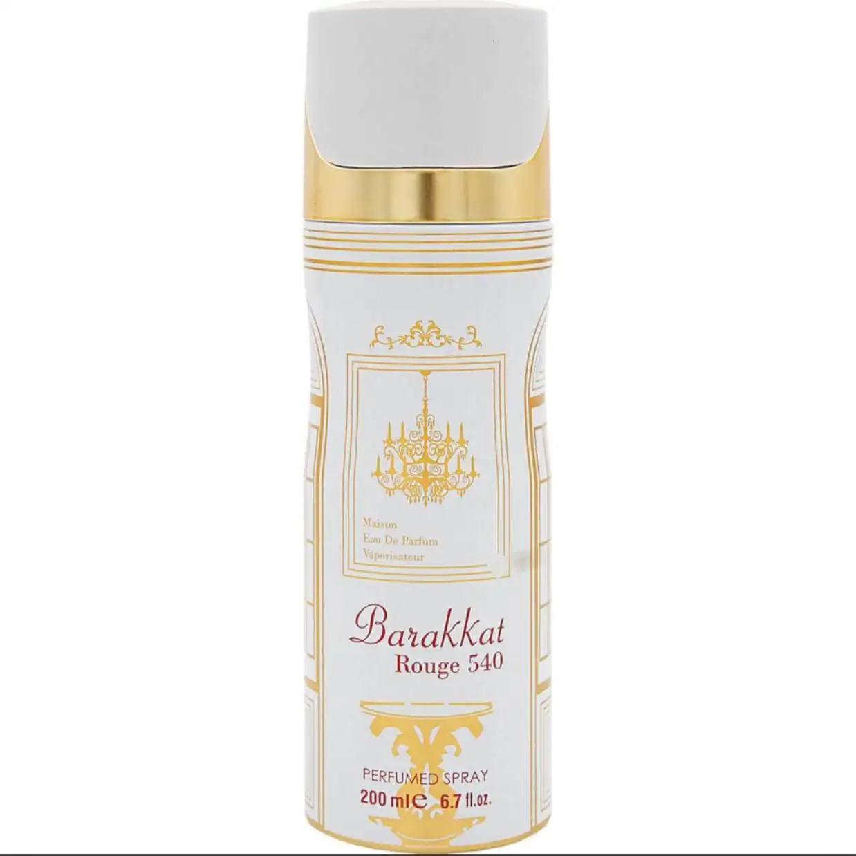 Парфумований дезодорант жіночий Fragrance World Barakkath Rouge 540 200 мл - Зображення 1