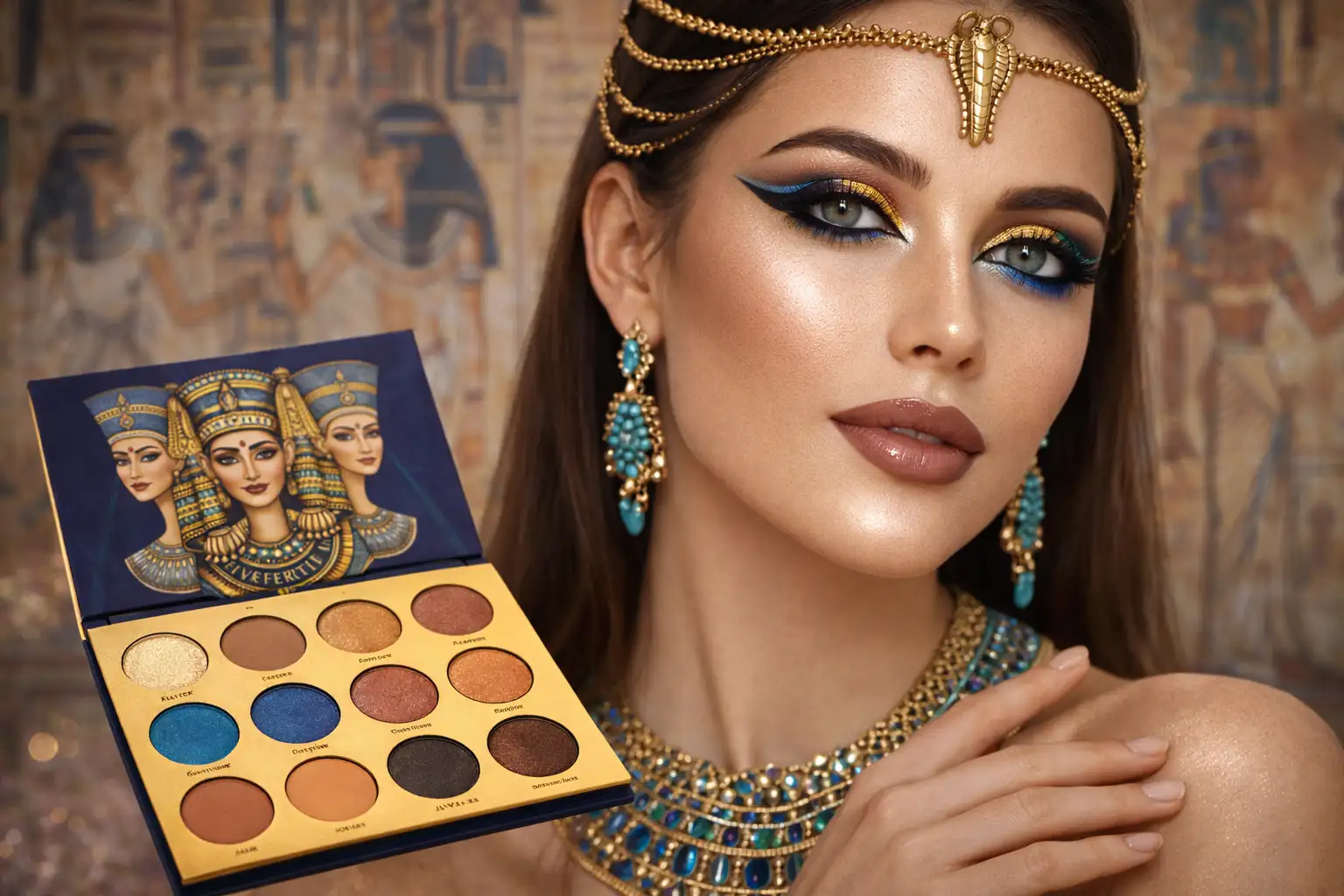 paletka tenej juvias makyyazh v egypetskom style