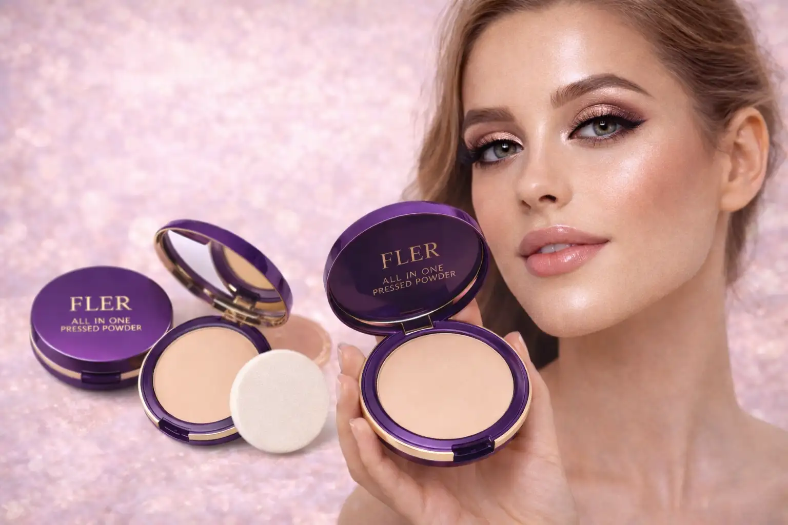 pudra fler 2 v 1 ydealnыj ton y gladkost kozhy